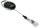 DURABLE Ausweishalter JOJO STYLE 832401, Druckknopfschlaufe, schwarz, 10 St.