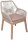 Garden Pleasure Sitzgruppe ARVADA/POMONA beige, natur Holz, 5-teilig