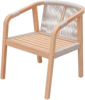 Garden Pleasure Gartenstühle BOGOTA beige, Holz, 2 St.