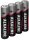 ANSMANN Batterien Red Alkaline Alkali-Mangan Micro AAA 1,5 V, 4 St.