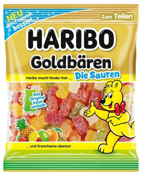 HARIBO Goldbären Die Sauren Fruchtgummi 175,0 g, 1 Pack