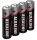 ANSMANN Batterien Red Alkaline Alkali-Mangan Mignon AA 1,5 V, 4 St.