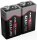 ANSMANN Batterien Red Alkaline Alkali-Mangan E-Block 9,0 V, 2 St.