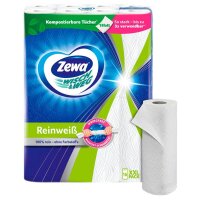 Zewa Küchenrollen WISCH&WEG Reinweiss 2-lagig,...