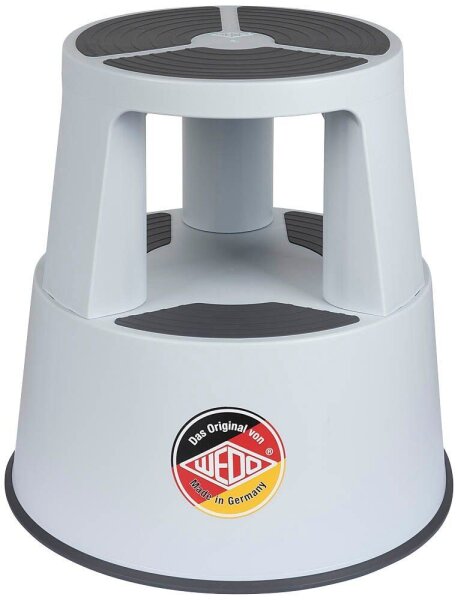 WEDO Rollhocker SuperStep grau Kunststoff