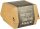 PAPSTAR Burger-Boxen Good Food braun, grau 9,0 x 9,0 cm, 50 St.