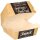 PAPSTAR Burger-Boxen Good Food braun, grau 9,0 x 9,0 cm, 50 St.