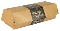 PAPSTAR Burger-Boxen Good Food braun, grau 21,0 x 6,2 cm,...