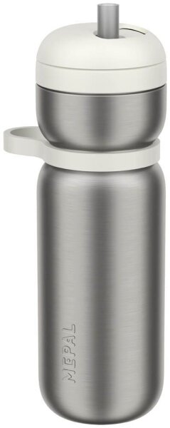 MEPAL Isolier-Trinkflasche Twist Sport ceramic white 600,0 ml, 1 St.