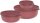 MEPAL Frischhaltedosen-Set Lumina 2.0 rot 0,25/0,75/1,5 l, 1 Set  ( 106298078700 )