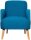 meet powered by PAPERFLOW Besuchersessel Brooks  FTBRO.23.06 blau Stoff, 1 St.