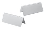 DURABLE Tischnamensschilder transparent 15,0 x 6,1 cm, 10 St.