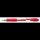 PILOT G2 Gelschreiber rot/transparent 0,3 mm, Schreibfarbe: rot, 1 St.