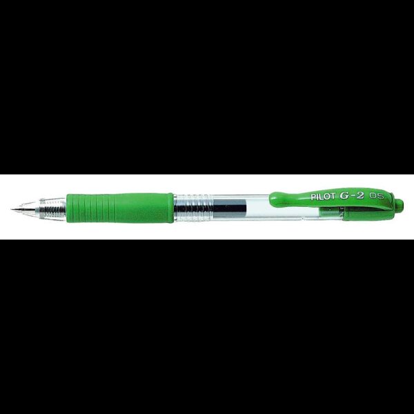 PILOT G2 Gelschreiber grün/transparent 0,3 mm, Schreibfarbe: grün, 1 St.