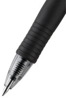 PILOT G2 Gelschreiber schwarz/transparent 0,4 mm, Schreibfarbe: schwarz, 1 St.