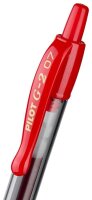 PILOT G2 Gelschreiber rot/transparent 0,4 mm, Schreibfarbe: rot, 1 St.