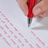 PILOT G2 Gelschreiber rot/transparent 0,4 mm, Schreibfarbe: rot, 1 St.
