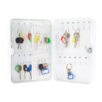 ROTTNER TS48 Schlüsselkasten hellgrau mit 48 Haken,...