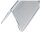 DURABLE Tischnamensschilder transparent 29,7 x 10,5 cm, 10 St.