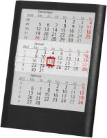 Tischkalender Einsteckkalender 2026/2027 schwarz, 1 St.