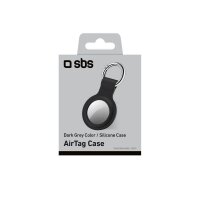 sbs Schlüsselanhänger Apple AirTag Halterung grau