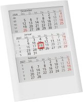 Tischkalender Einsteckkalender 2026/2027 weiß, 1 St.