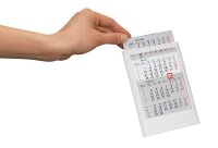 Tischkalender Einsteckkalender 2026/2027 weiß, 1 St.