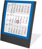 Tischkalender Einsteckkalender 2026/2027 schwarz/blau, 1 St.