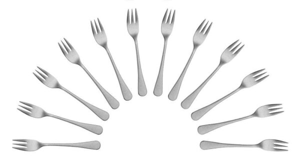 PICARD & WIELPÜTZ Kuchengabeln Rossini Vintage silber, 12 St.