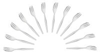 Amefa Kuchengabeln Scandinave silber poliert, 12 St.