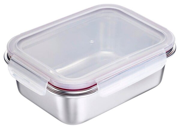 WESTMARK Frischhaltedose 7,0 cm hoch silber 1,3 l, 1 St.