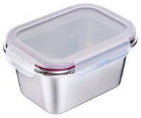 WESTMARK Frischhaltedose 9,0 cm hoch silber 1,0 l, 1 St.