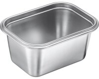 WESTMARK Frischhaltedose 9,0 cm hoch silber 1,0 l, 1 St.