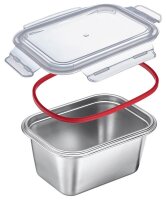 WESTMARK Frischhaltedose 9,0 cm hoch silber 1,0 l, 1 St.