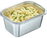 WESTMARK Frischhaltedose 9,0 cm hoch silber 1,0 l, 1 St.