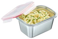WESTMARK Frischhaltedose 9,0 cm hoch silber 1,0 l, 1 St.
