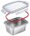 WESTMARK Frischhaltedose 9,0 cm hoch silber 1,0 l, 1 St.