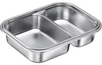 WESTMARK Frischhaltedose 5,8 cm hoch silber 450,0+280,0...