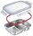 WESTMARK Frischhaltedose 5,8 cm hoch silber 450,0+280,0 ml, 1 St.