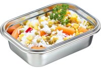 WESTMARK Frischhaltedose 5,5 cm hoch silber 600,0 ml, 1 St.