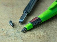 Pica Big Dry 6060 Zimmermannsbleistift mit Druckmechanismus schwarz 2B 2,0 mm, 1 St.