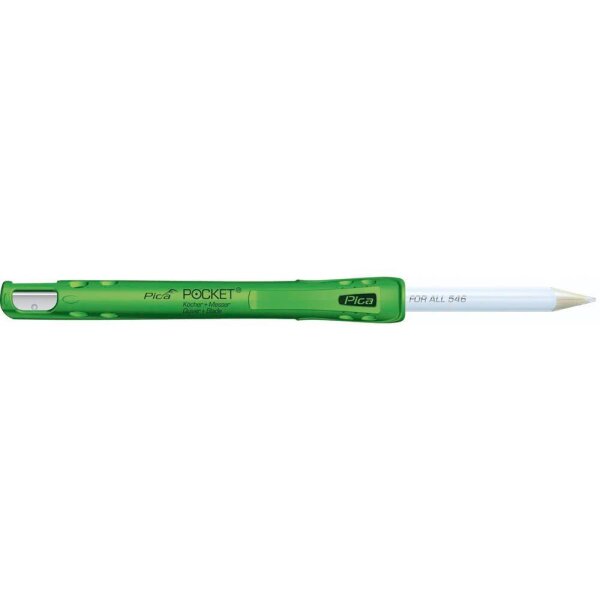 Pica Pocket Bundle Universalstift 505/03 Bleistiftköcher-Set mit integriertem Spitzer schwarz/weiß, 1 Set