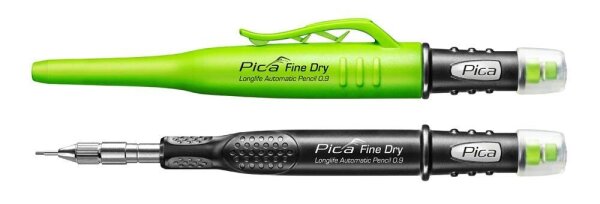 Pica Fine Dry 7070 Tieflochmarker-Bleistift grün HB 0,9 mm, 1 St.