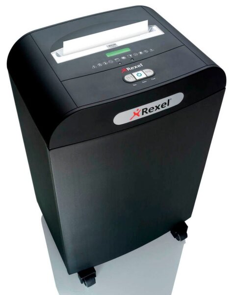 Rexel Mercury RDS2250 Aktenvernichter mit Streifenschnitt P-2, 5,8 mm, bis 22 Blatt, schwarz