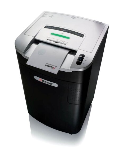 Rexel Mercury RLM20 Aktenvernichter mit Partikelschnitt P-4, 4 x 40 mm, bis 20 Blatt, schwarz