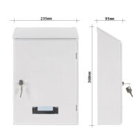 ROTTNER Briefkasten Pisa T02936 weiß