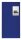 rocada Pinnwand Skin 100,0 x 50,0 cm Textil blau