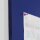 rocada Pinnwand Skin 100,0 x 50,0 cm Textil blau