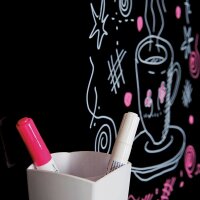 rocada Kreidetafel Liquid 100,0 x 150,0 cm schwarz