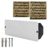 ROTTNER Zeitungsrolle Pescara T03028 weiß mit Zeitungsfach